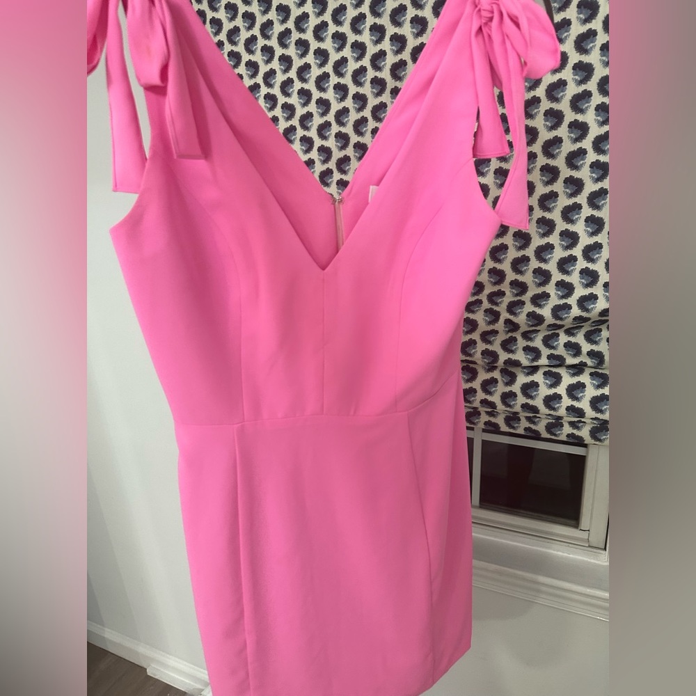 AMANDA UPRICHARD PINK ALLORA DRESS